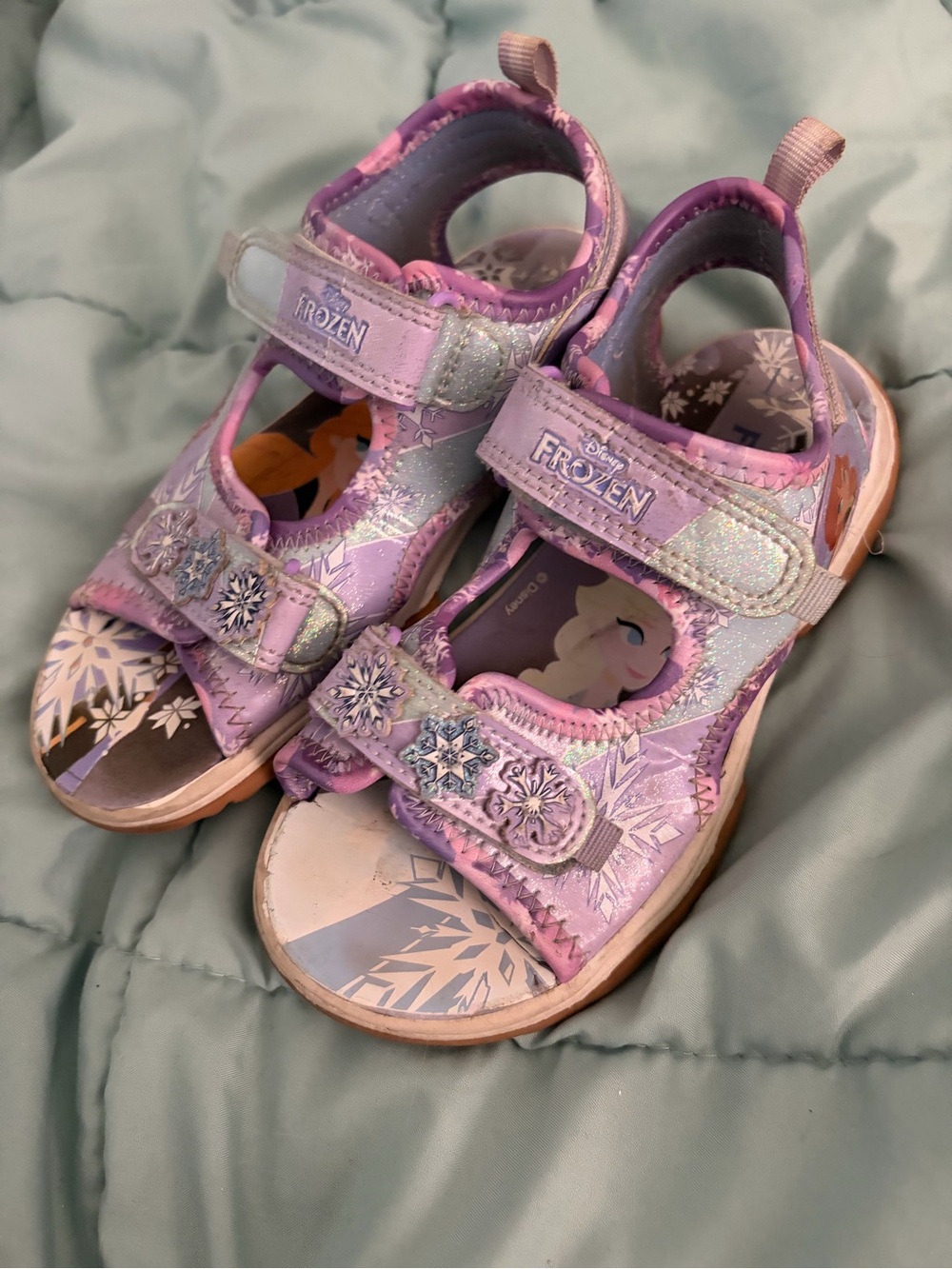 Girls' Purple Sandals